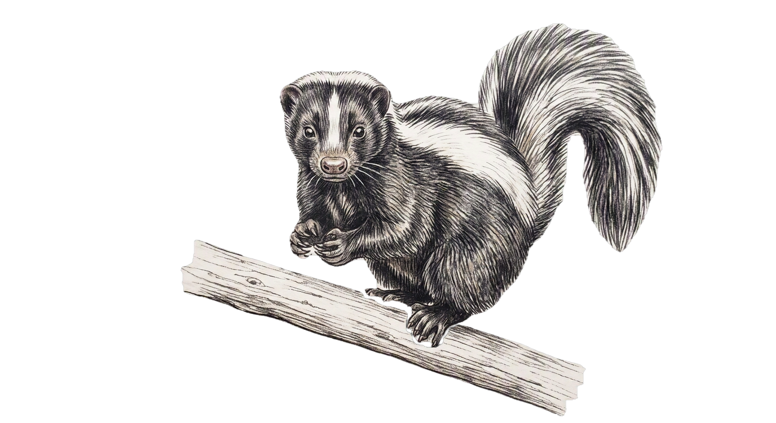 Humane skunk exclusion and under deck wire mesh trenching in Waynesville WNC